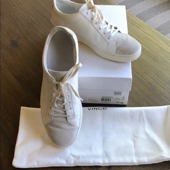 vince white sneakers